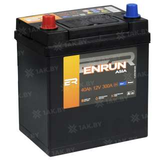 Аккумулятор ENRUN TOP Asia (40 Ah) 300 A, 12 V Прямая, L+ B19 EN401JP