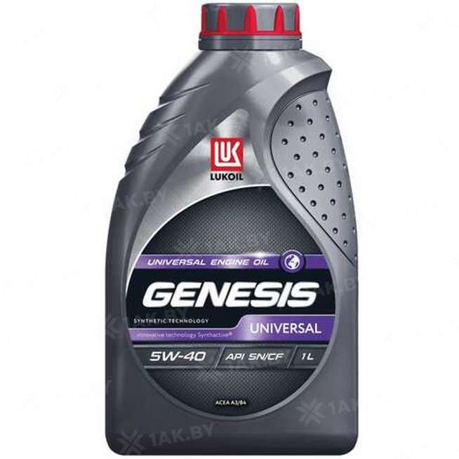 Масло моторное Лукойл GENESIS UNIVERSAL 5W40, 1 л., Россия 0