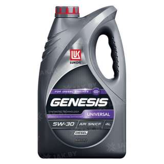 Масло моторное Лукойл GENESIS UNIVERSAL DIESEL 5W30, 4 л., Россия