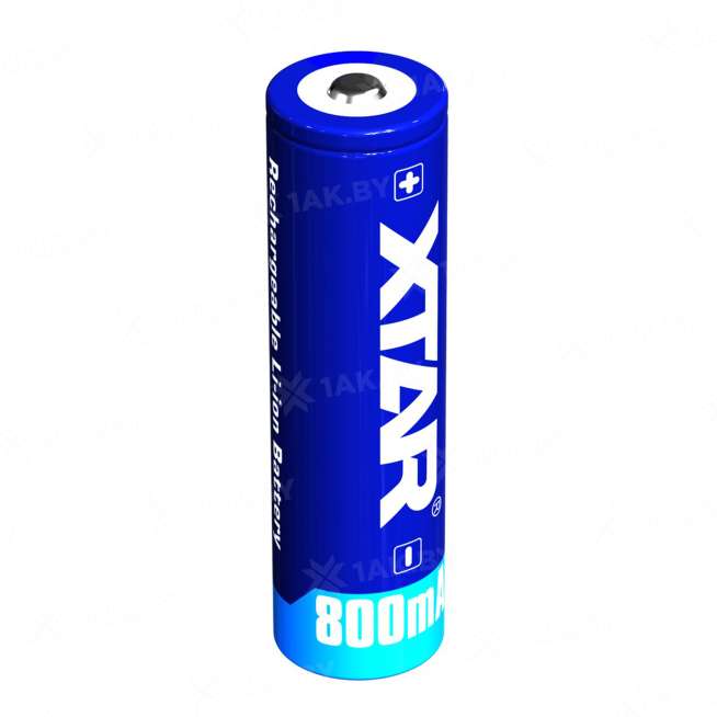 Аккумуляторный элемент XTAR  Li-ion 14500HE-PCB с защитой (3.7 V, 800 mAh, 1.5A) 0