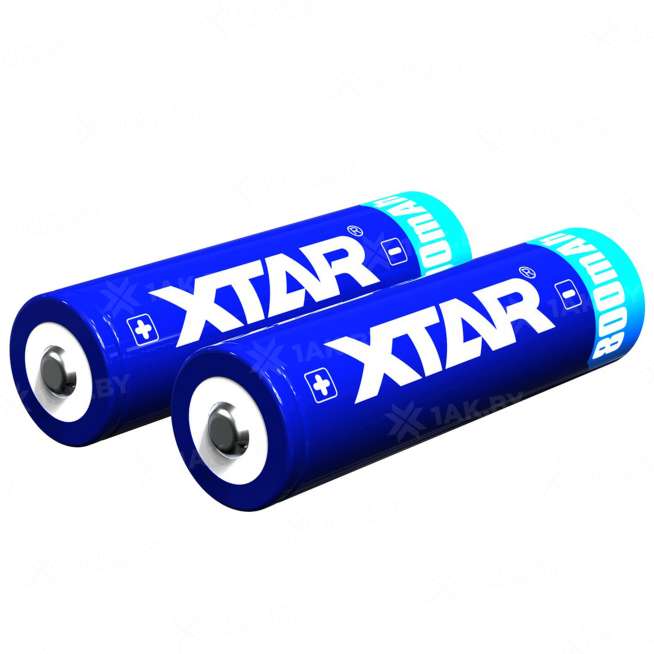 Аккумуляторный элемент XTAR  Li-ion 14500HE-PCB с защитой (3.7 V, 800 mAh, 1.5A) 2