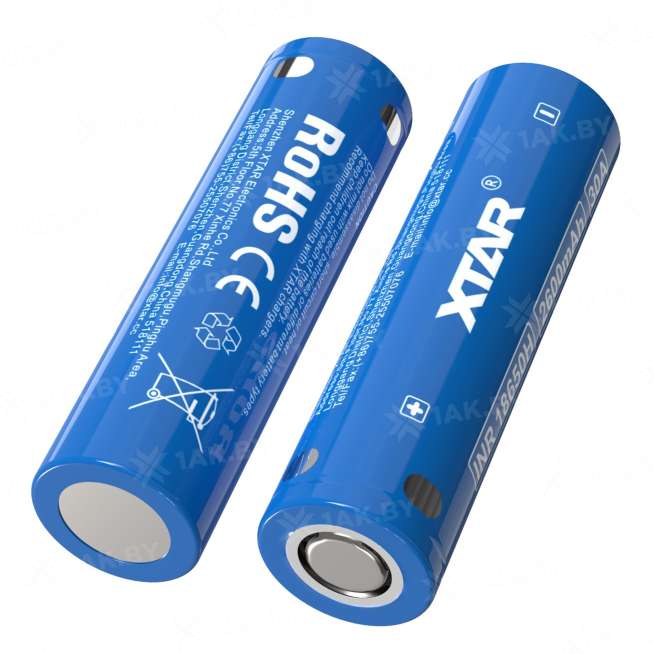 Аккумуляторный элемент XTAR  Li-ion NCR18650H (3.6 В, 2600 мАч) 0