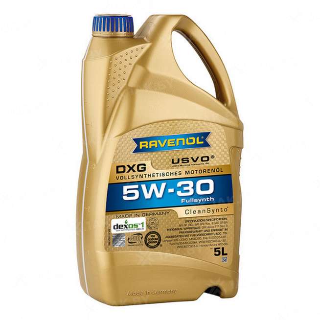Масло моторное RAVENOL DXG SAE 5W-30, 5 л 0