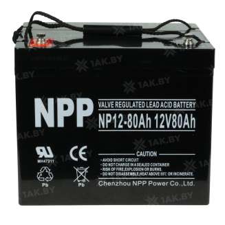 Аккумулятор NPP (80 Ah,12 V) AGM 260x170x215 24.2 кг 0