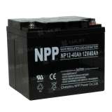 Аккумулятор NPP (40 Ah,12 V) AGM 198x166x171 12.5 кг