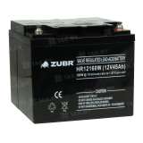 Аккумулятор ZUBR (45 Ah,12 V) AGM 197x165x170 14.3 кг