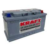 Аккумулятор KRAFT (100 Ah) 900 A, 12 V Обратная, R+ SL5 100 10B13
