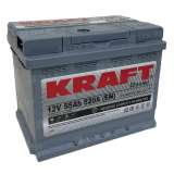 Аккумулятор KRAFT (55 Ah) 520 A, 12 V Обратная, R+ S L2 055 10B13