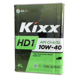 Масло моторное KIXX HD1 10W40, 4 л Масло моторное KIXX HD1 10W40, 4 л