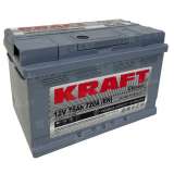 Аккумулятор KRAFT (75 Ah) 720 A, 12 V Обратная, R+ S LB3 075 10B13
