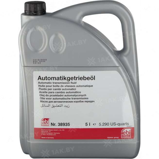 Febi жидкость для АКПП желтая 38935, 5 л 0