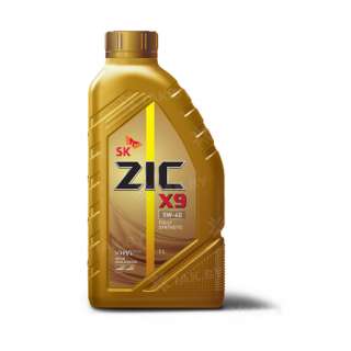 Моторное масло ZIC X9 5W40, 1 л