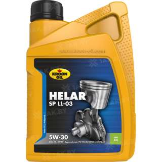 Масло моторное KROON OIL HELAR SP LL 5W-30, 5 л