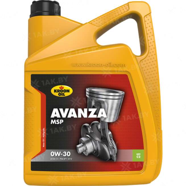 Масло моторное KROON OIL  AVANZA MSP 0W-30, 5 л 0