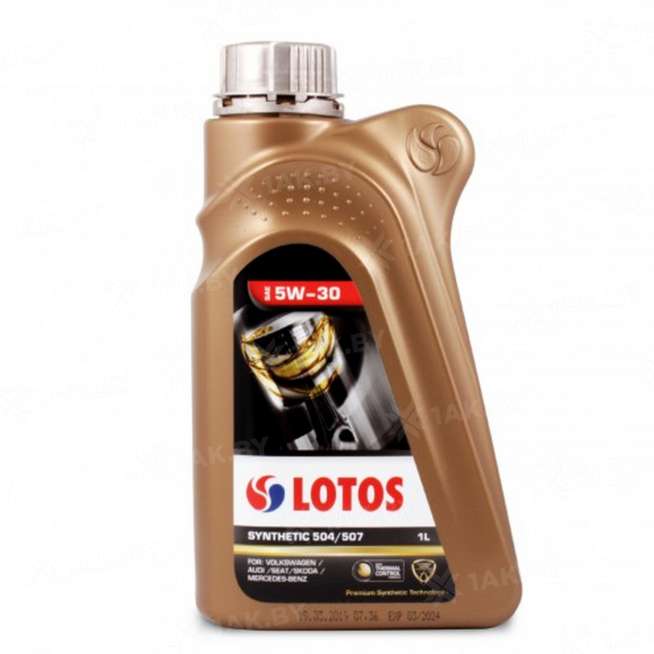Масло моторное Lotos SYNTHETIC 504/507 C3 5W-30, 1 л 0