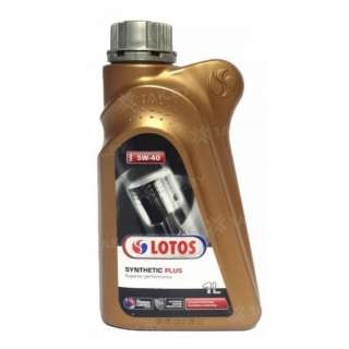 Масло моторное Lotos SYNTHETIC PLUS SN/CF A3/B4 5W-40, 1 л Масло моторное Lotos SYNTHETIC PLUS SN/CF A3/B4 5W-40, 1 л