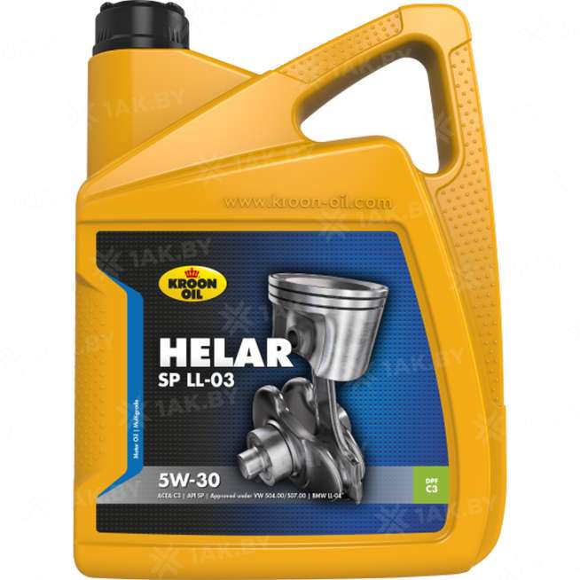 Масло моторное KROON OIL HELAR SP 5W-30 LL, 5 л 0