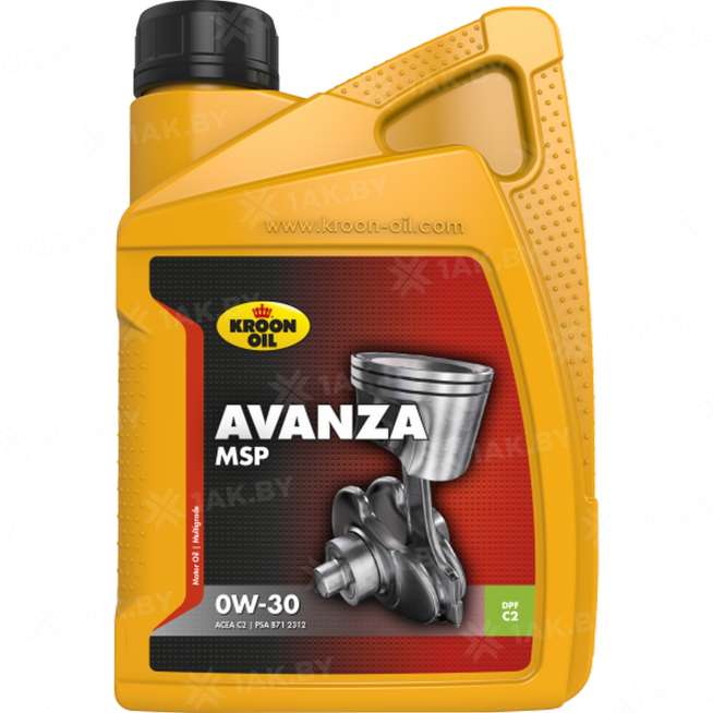 Масло моторное KROON OIL  AVANZA MSP 0W-30, 1 л 0