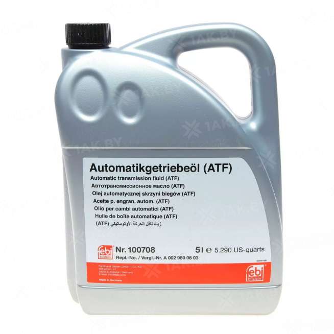 Febi жидкость для АКПП желтая 100708, 5 л. 0