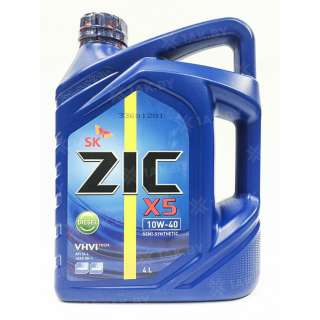 Моторное масло ZIC X5 Diesel 10W40, 4 л Моторное масло ZIC X5 Diesel 10W40, 4 л