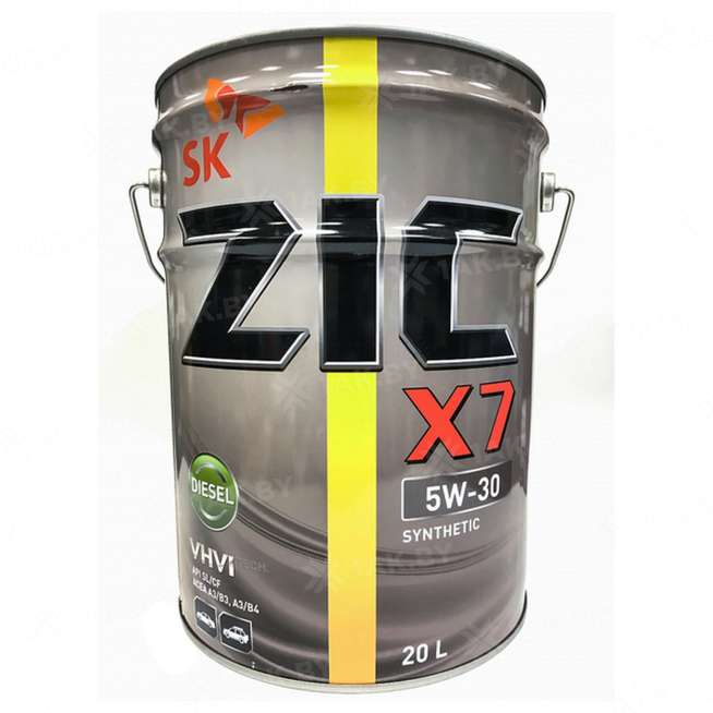 Масло моторное ZIC X7 Diesel 5W30, 20 л 0