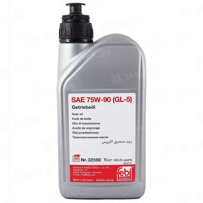 Febi масло трансмиссионное GL-5 75W-90 VW 501.50, 1 л 0
