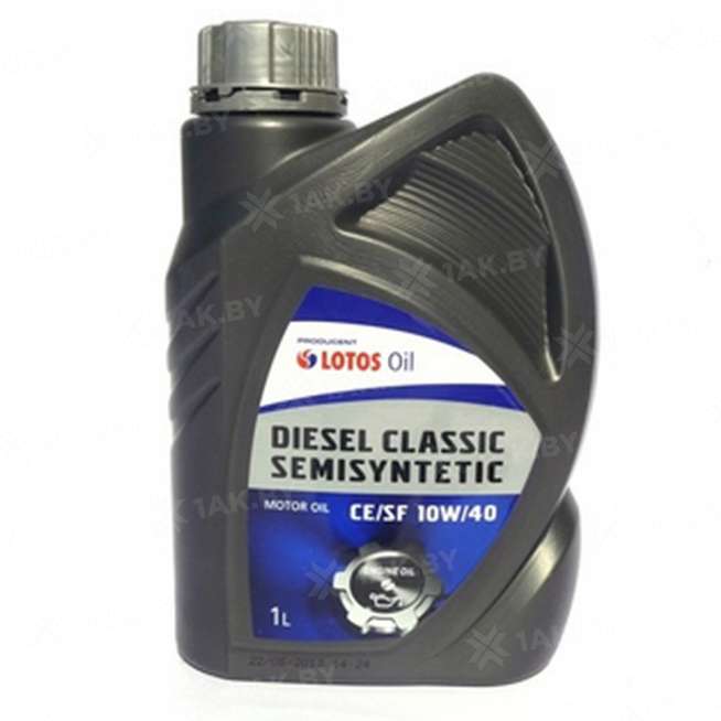 Масло моторное Lotos DIESEL CLASSIC SEMISYNTETIC CE/SF 10W40, 1 л 0