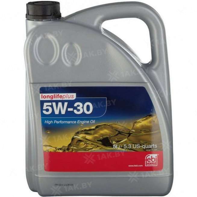 Масло моторное FEBI BILSTEIN 32947 5W30 LL PlUS, 5 л 0