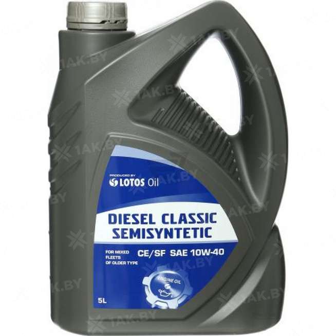 Масло моторное Lotos DIESEL CLASSIC SEMISYNTETIC CE/SF 10W40, 5 л 0