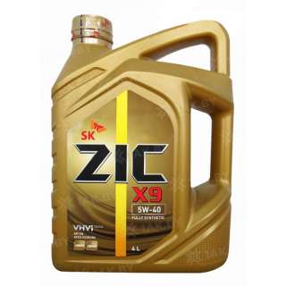 Моторное масло ZIC X9 5W40, 4 л