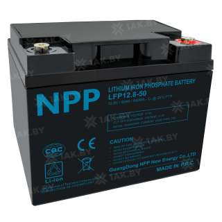 Аккумулятор NPP LiFePO4 12.8 V, 50 Ah (50A) Аккумулятор NPP LiFePO4 12.8 V, 50 Ah (50A)