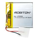 Аккумулятор ROBITON LP303030 3.7В 180мАч PK1 (3x30x30мм)