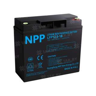 Аккумулятор NPP LiFePO4 12.8 V, 18 Ah (20A) Аккумулятор NPP LiFePO4 12.8 V, 18 Ah (20A)