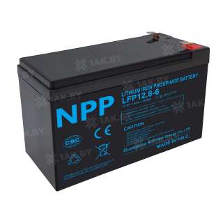 Аккумулятор NPP LiFePO4 12.8 V, 6 Ah (10A) Аккумулятор NPP LiFePO4 12.8 V, 6 Ah (10A)