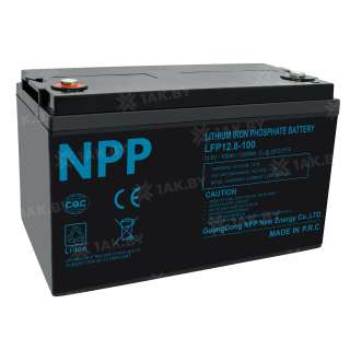 Аккумулятор NPP LiFePO4 12.8 V, 100 Ah (100A) Аккумулятор NPP LiFePO4 12.8 V, 100 Ah (100A)