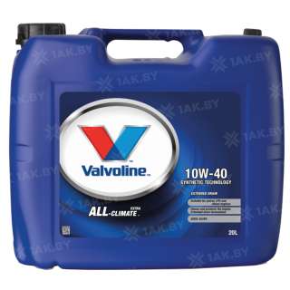 Масло моторное Valvoline All Climate 10W40, 20 л