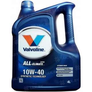 Масло моторное Valvoline All Climate 10W40, 4 л