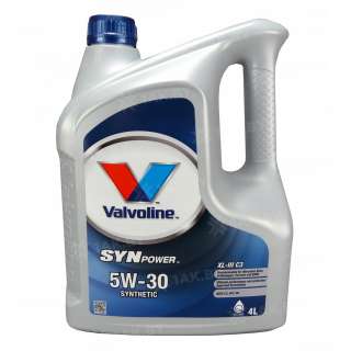 Масло моторное Valvoline Synpower 5W30, 4 л