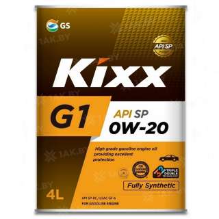 Масло моторное KIXX G1 SP 0W20, 4 л Масло моторное KIXX G1 SP 0W20, 4 л