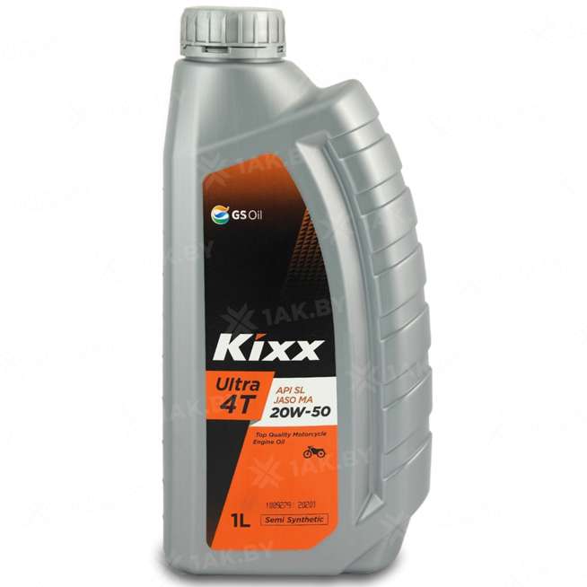 Масло моторное KIXX Ultra 4T SN 20W50, 1 л 0
