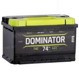 Аккумулятор DOMINATOR (74 Ah) 740 A, 12 V Обратная, R+ Dom74740