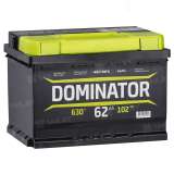 Аккумулятор DOMINATOR (62 Ah) 630 A, 12 V Обратная, R+ Dom62630