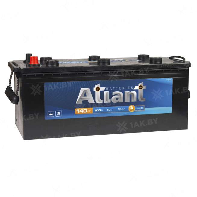 Аккумулятор ATLANT Blue (140 Ah) 900 A, 12 V Обратная, R+ D4 AT1404E 0