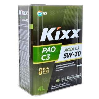 Масло моторное KIXX PAO C3 5W30, 4 л Масло моторное KIXX PAO C3 5W30, 4 л