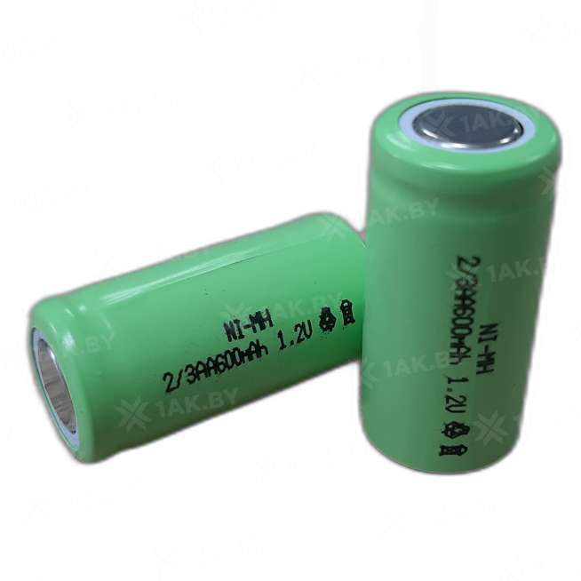 Аккумуляторный элемент индустриальный Sunrising Ni-MH 2/3AA (1.2 В, 600мАч) 0