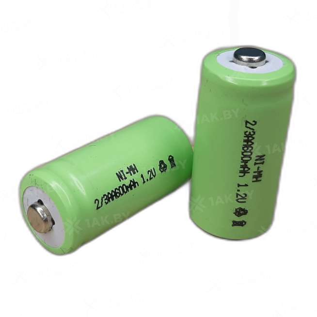 Аккумуляторный элемент бытовой Sunrising Ni-MH 2/3AA (1.2 В, 600мАч) 0