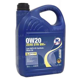 Масло моторное Kuttenkeuler ZERO SYN BM+ SAE 0W-20, 5л, Германия Масло моторное Kuttenkeuler ZERO SYN BM+ SAE 0W-20, 5л, Германия