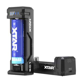 Зарядное устройство XTAR SC1 для аккумуляторных элементов с USB кабелем 1