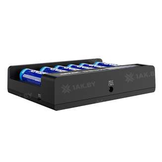 Зарядное устройство XTAR MC6C для аккумуляторных элементов с USB, Type-C, DC кабелем 10