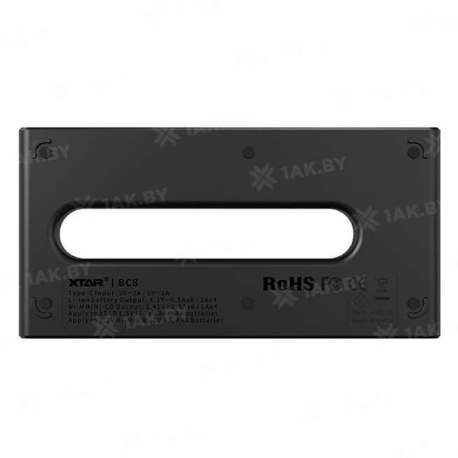 Зарядное устройство XTAR BC8 для аккумуляторных элементов с Type-C кабелем 0